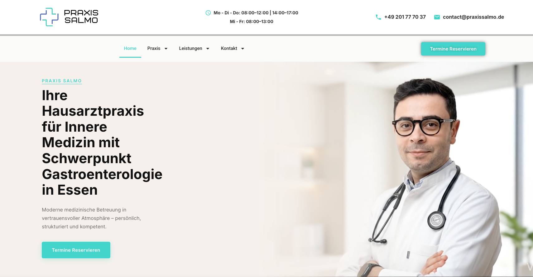 Medizinische Praxis Website